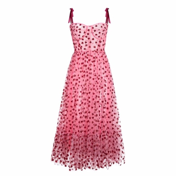 Lirika Matoshi Dresses & Skirts - Lirika Matoshi Hearty Corset Midi Dress -Worn once